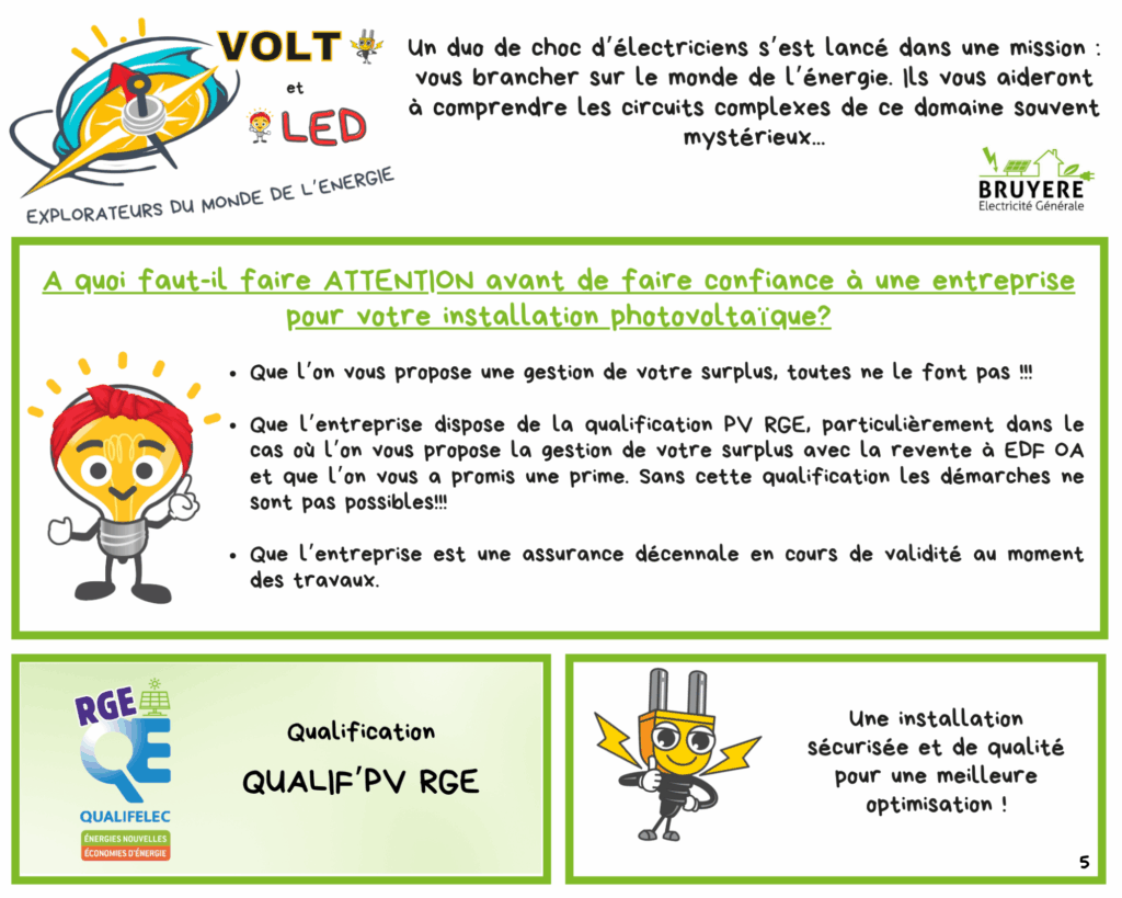 Points de vigilance avant de faire une installation photovoltaïque.