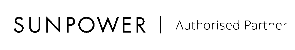 SunPower AuthorizedPartner Horizontal Black